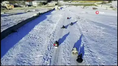 Ağrı Çocukları Karda Eğlendi!