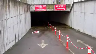 Rize'de Fırtına: Stadyum Otoparkı Sular Altında!