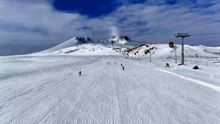 Erciyes Kayak Merkezi Hafta Sonu Doldu!